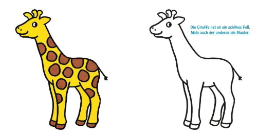Buchcover und Innenansicht für das Buch: Das neue, dicke Kindergarten-Malbuch: Mit farbigen Vorlagen und lustiger Fehlersuche