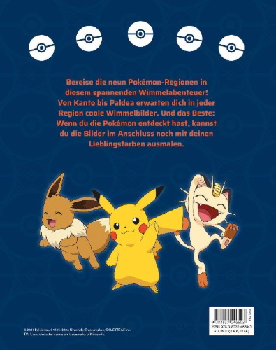 Buchcover und Innenansicht für das Buch: Coloriages cherche-et-trouve 9 Regions a explorer