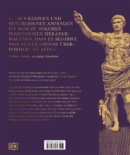 Buchcover und Innenansicht für das Buch: DK Kulturgeschichte. Das alte Rom
