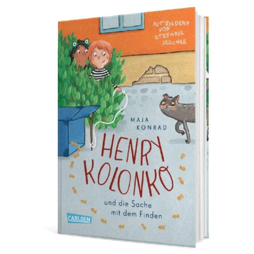 Buchcover und Innenansicht für das Buch: Henry Kolonko und die Sache mit dem Finden
