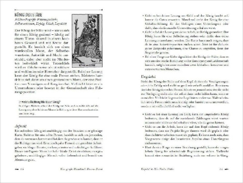 Buchcover und Innenansicht für das Buch: The Modern Witchcraft Book of Tarot