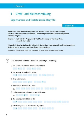 Buchcover und Innenansicht für das Buch: Klett Sicher durch die 7. Klasse - Deutsch, Mathematik, Englisch