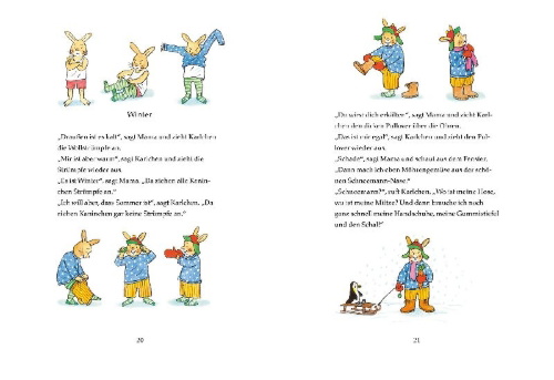 Buchcover und Innenansicht für das Buch: Das große Karlchen-Vorlese-Bilderbuch Alle Abenteuer in einem Band
