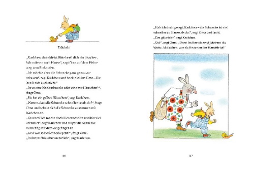 Buchcover und Innenansicht für das Buch: Das große Karlchen-Vorlese-Bilderbuch Alle Abenteuer in einem Band