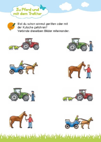 Buchcover und Innenansicht für das Buch: Klett Mein großer bunter Kindergarten-Block