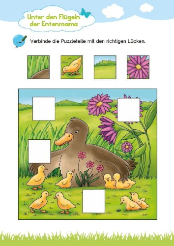 Buchcover und Innenansicht für das Buch: Klett Mein großer bunter Kindergarten-Block