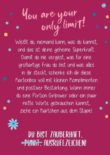 Buchcover und Innenansicht für das Buch: Für eine tolle Frau wie dich