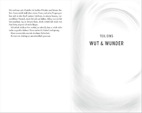 Buchcover und Innenansicht für das Buch: Vortex - Die Liebe, die den Anfang brachte