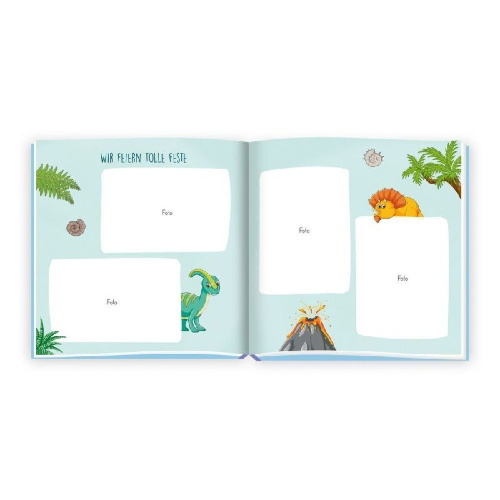 Buchcover und Innenansicht für das Buch: Trötsch Freundebuch Meine Kindergartenfreunde Dinosaurier