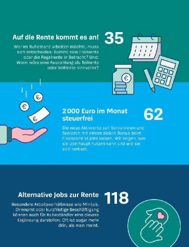 Buchcover und Innenansicht für das Buch: So rechnet sich die Aktivrente