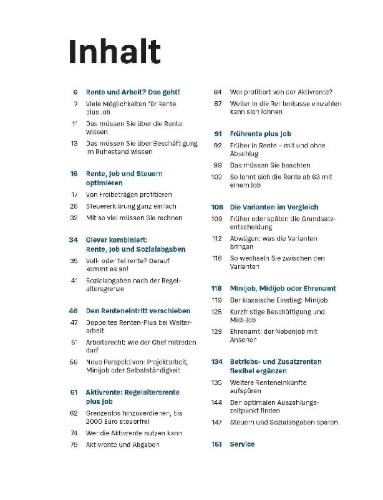 Buchcover und Innenansicht für das Buch: So rechnet sich die Aktivrente