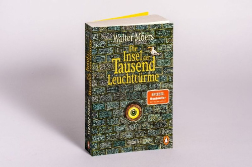 Buchcover und Innenansicht für das Buch: Die Insel der Tausend Leuchttürme