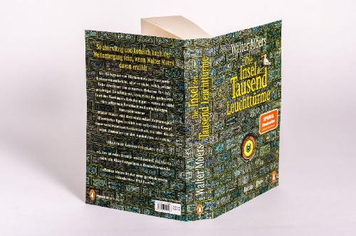 Buchcover und Innenansicht für das Buch: Die Insel der Tausend Leuchttürme