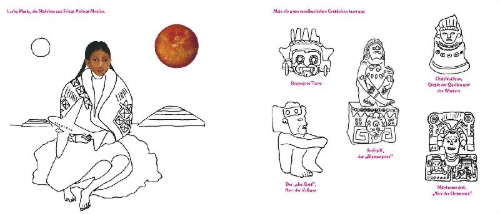 Buchcover und Innenansicht für das Buch: Frida Kahlo