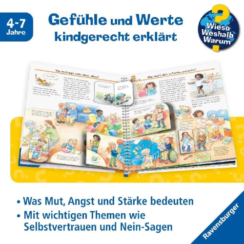 Buchcover und Innenansicht für das Buch: Wieso? Weshalb? Warum?, Band 51 - Mutig, stark und selbstbewusst