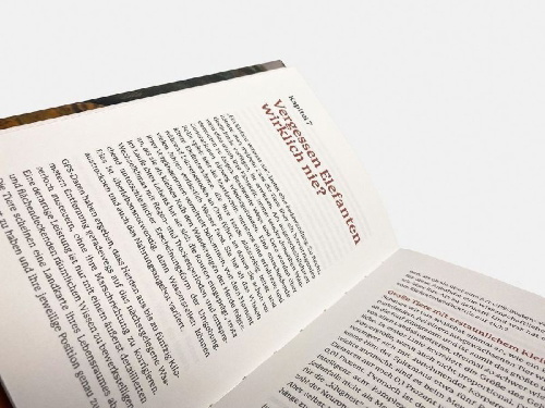 Buchcover und Innenansicht für das Buch: Elefanten