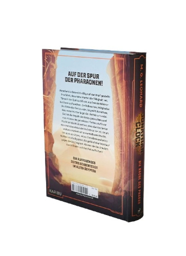 Buchcover und Innenansicht für das Buch: Jonathan Clock (Band 1) - Die Rache des Pharao