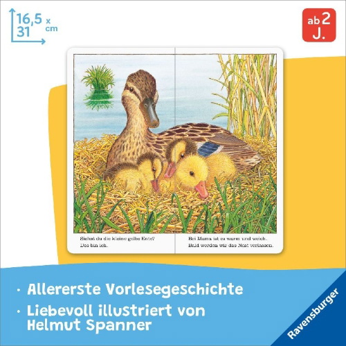 Buchcover und Innenansicht für das Buch: Ich bin die kleine Ente