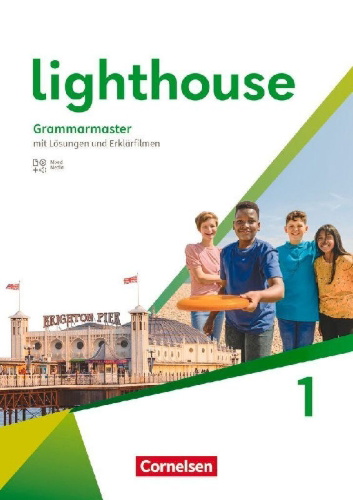 Buchcover und Innenansicht für das Buch: Lighthouse Band 1: 5. Schuljahr. Grammarmaster mit Lösungen und Erklärfilmen