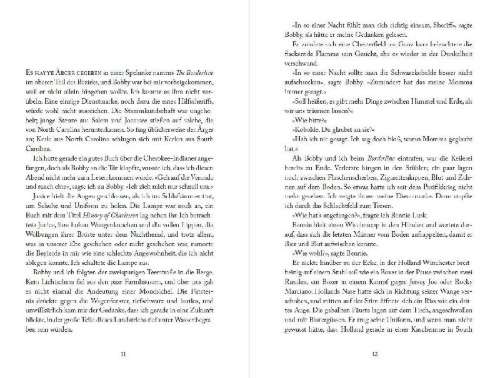 Buchcover und Innenansicht für das Buch: One foot in Eden