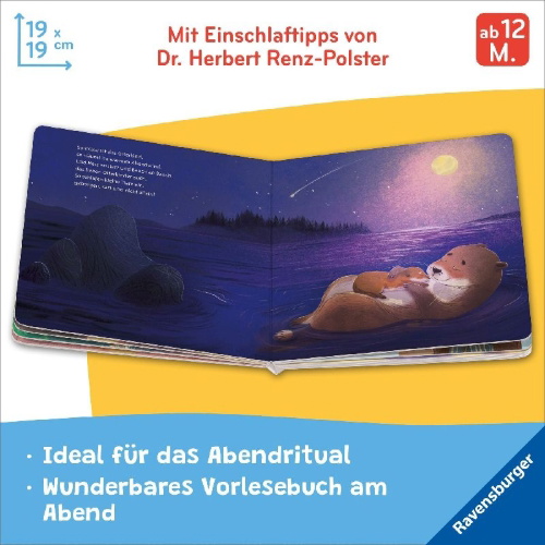 Buchcover und Innenansicht für das Buch: Müde und geborgen