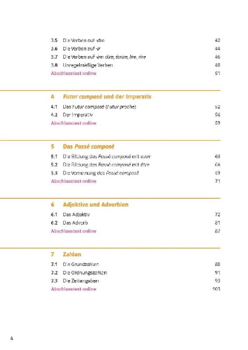 Buchcover und Innenansicht für das Buch: Sicher in Französisch Grammatik 1./2. Lernjahr