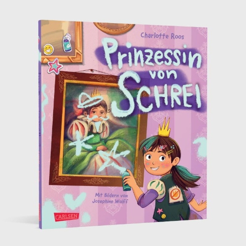 Buchcover und Innenansicht für das Buch: Prinzessin von Schrei