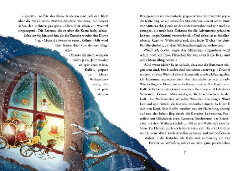 Buchcover und Innenansicht für das Buch: Kalle Keks & Krümel - Die verzauberte Wichteltür