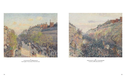 Buchcover und Innenansicht für das Buch: Mit offenem Blick. Der Impressionist Pissarro