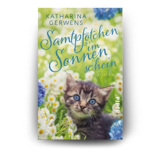 Buchcover und Innenansicht für das Buch: Samtpfötchen im Sonnenschein