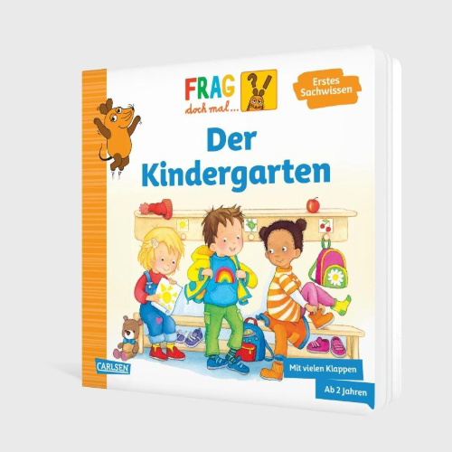 Buchcover und Innenansicht für das Buch: Frag doch mal ... die Maus: Der Kindergarten