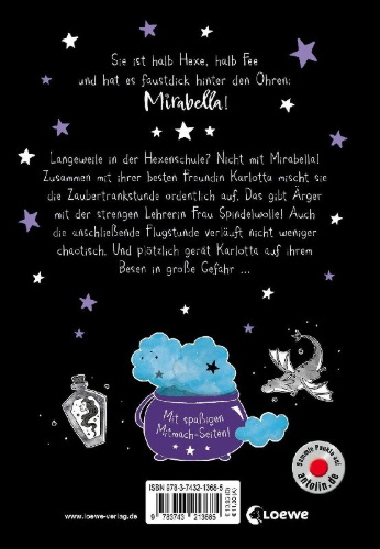 Buchcover und Innenansicht für das Buch: Mirabelle Breaks the Rules