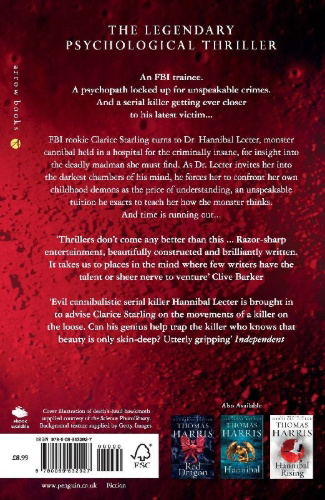 Buchcover und Innenansicht für das Buch: Silence Of The Lambs