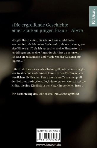 Buchcover und Innenansicht für das Buch: Jägerin und Gejagte