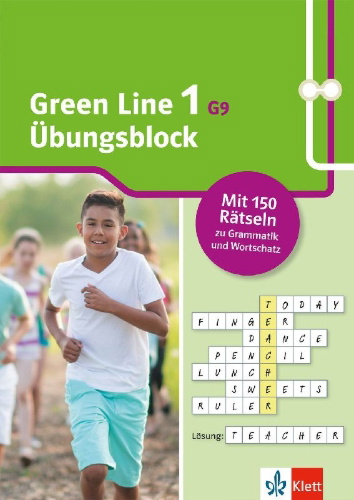 Buchcover und Innenansicht für das Buch: Green Line 1 G9 (ab 2019) Klasse 5 - Übungsblock zum Schulbuch