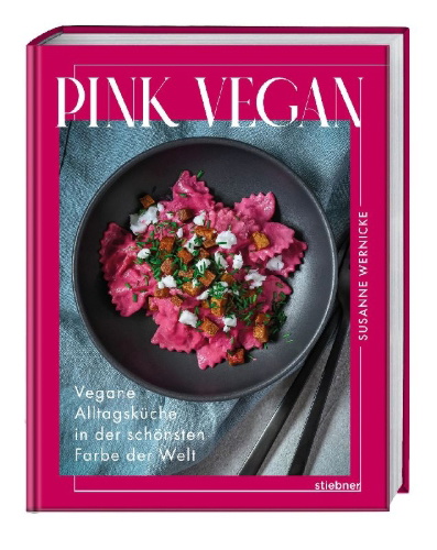 Buchcover und Innenansicht für das Buch: Pink vegan