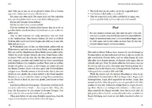 Buchcover und Innenansicht für das Buch: Scheiß auf Yoga!