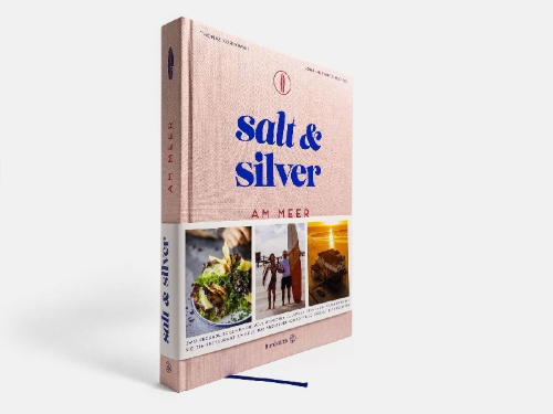 Buchcover und Innenansicht für das Buch: Salt and Silver am Meer