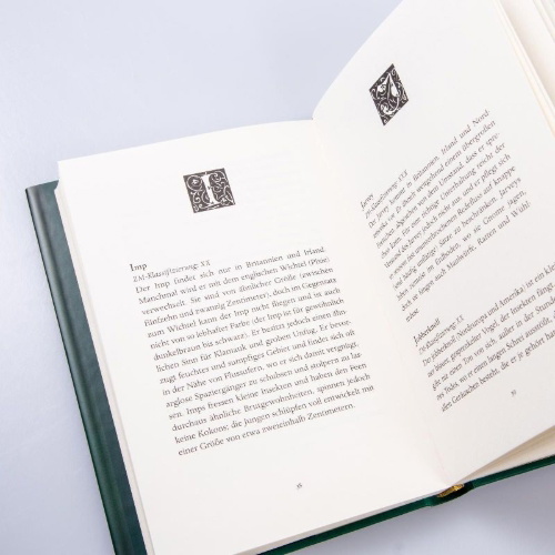 Buchcover und Innenansicht für das Buch: Fantastic Beasts & where to find them
