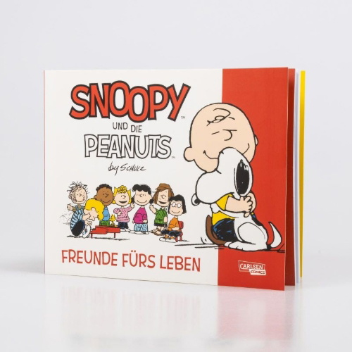 Buchcover und Innenansicht für das Buch: Snoopy und die Peanuts 1: Freunde fürs Leben