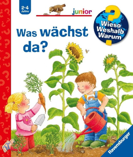 Buchcover und Innenansicht für das Buch: Wieso? Weshalb? Warum? junior, Band 22: Was wächst da?