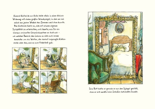 Buchcover und Innenansicht für das Buch: Huntington Toad and the perfect Hug
