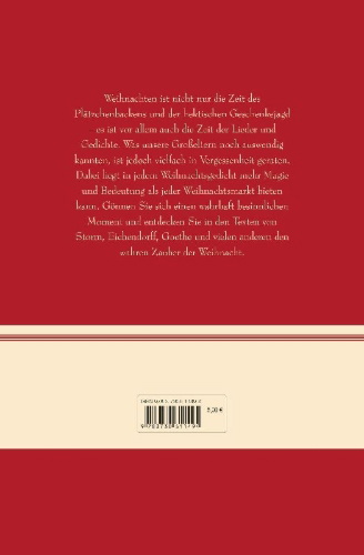Buchcover und Innenansicht für das Buch: Von drauß' vom Walde komm ich her. Die schönsten Weihnachtsgedichte