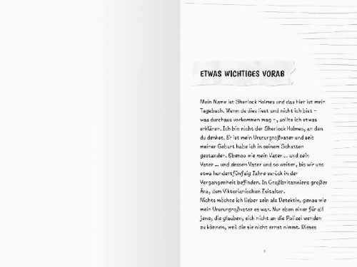 Buchcover und Innenansicht für das Buch: Sherlock & You, Band 1 - Das Rätsel um das verschwundene Haus