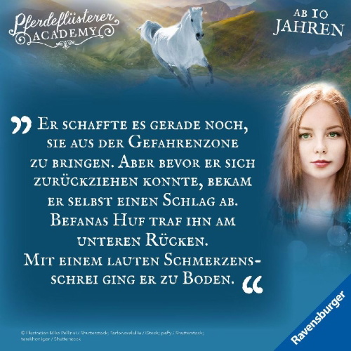 Buchcover und Innenansicht für das Buch: Pferdeflüsterer-Academy, Band 14 - Glück und Hoffnung