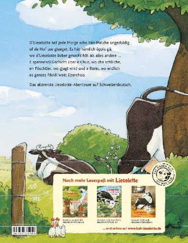 Buchcover und Innenansicht für das Buch: Lieselotte lauert