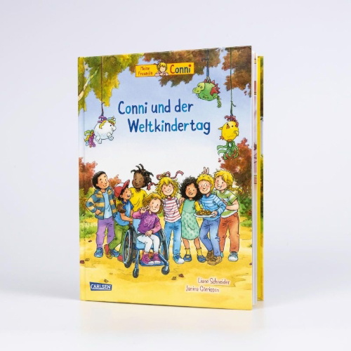 Buchcover und Innenansicht für das Buch: Conni-Bilderbücher: Conni und der Weltkindertag