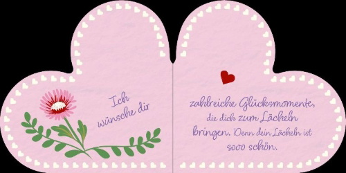 Buchcover und Innenansicht für das Buch: Von Herzen für dich