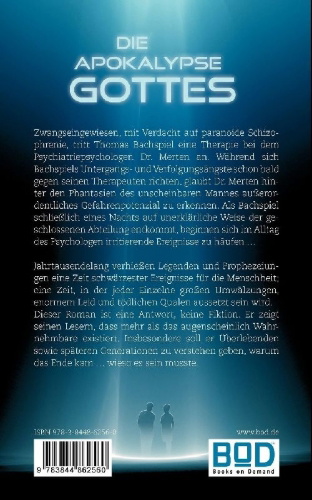 Buchcover und Innenansicht für das Buch: Die Apokalypse Gottes