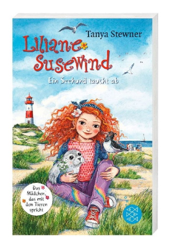 Buchcover und Innenansicht für das Buch: Liliane Susewind - Ein Seehund taucht ab